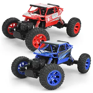 热卖新款高速4WD遥控登山车1/16秤电动岩石履带越野模型玩具
