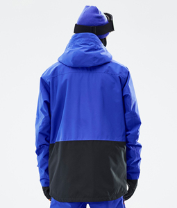 Chaqueta de Esquí Aislante para Hombre y Mujer, Impermeable, Transpirable, con Cremallera, Traje de Snowboard Azul/Negro Suave, Cortavientos - Product Image 3