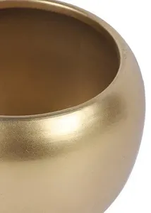 Handmade Metal Apple Shape Planters <b>Set</b> of 3 Flower Pot Coastal Style Metal Flower Vase High Selling Wholesale Price Weddings - Product Image 4