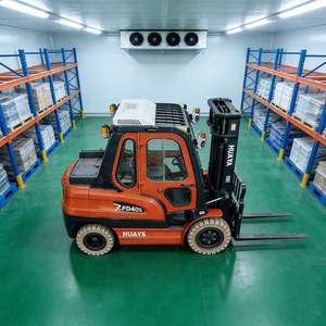 Montacargas Eléctrico de 4 Toneladas de Capacidad de Carga <span class=keywords><strong>para</strong></span> Almacenes Logística con Puerta Apilador de Cuatro Ruedas Contrapesado sin Patas - Product Image 6