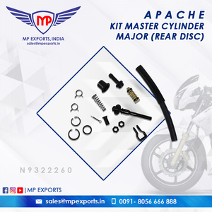 Kit de fabricación india, cilindro maestro principal, disco trasero para TVS Apache RTR de 2 ruedas, disponible para la venta en Perú - Product Image 2
