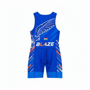 Singlets de Lucha Libre Unisex con Diseño Personalizado 2025 para Levantamiento de Pesas y Entrenamiento de Potencia, Ropa Deportiva Antibacteriana Sublimada al por Mayor - Product Image 3
