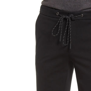 Pantalones Deportivos Casuales Personalizados para Hombre, Color Sólido, Cintura Media/Ancha, Pierna Recta Holgada, Secado Rápido, 100% Algodón, Tela Delgada para Trabajar - Product Image 4