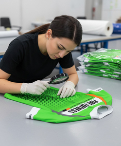 Maillot de ciclismo sin costuras personalizable para mujer Características transpirables - Product Image 5