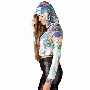 เสื้อกันหนาวมีฮู้ดสำหรับผู้หญิง, เสื้อกันหนาวผ้าฝ้ายขนแกะขนาดใหญ่พิมพ์ลายและ2022ปักได้ตามต้องการสำหรับฤดูหนาว - Product Image 3