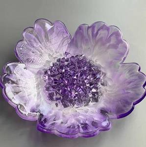 Handmade decorative resin bowl for modern dining table centerpiece perfect for serving fruits <b>snacks</b> salads soups - Product Image 4