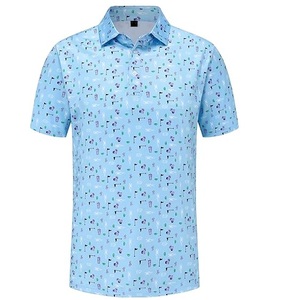 Nouveautés Chemises polo pour hommes Chemise polo à manches courtes à séchage rapide et style décontracté avec logo personnalisé Vente en gros Prix de sublimation - Product Image 1