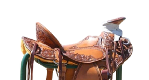 Selle de course Western en cuir véritable de qualité supérieure pour l'équitation - Product Image 3