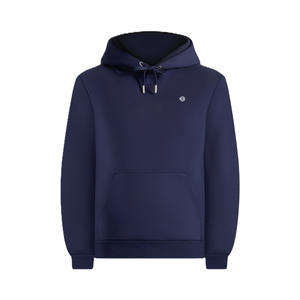 Heavyweight 380-420 GSM Cotton <b>Fleece</b> Men Hoodie Pullover with Regular Fit Custom Embroidery for Private Label OEM Supply - Product Image 2
