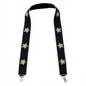 Elegant Seed Beads Strap For <b>Bags</b> With Unique Pattern Style Fashion Beaded Embroidery <b>Bag</b> Strap Trendy Handmade Design - Product Image 5