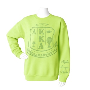 Sudadera de Cuello Redondo con Logotipo Personalizado Estampado en Relieve, Estilo Universitario, Informal, para Hermandades y Fraternidades, 100% Algodón Felpa - Product Image 3