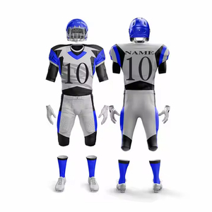 Uniforme de football américain de dernière conception OEM ODM personnaliser 100% ensemble de football avec impression par sublimation pour hommes - Product Image 1