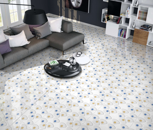 Carreaux 3D brillants imprimés numériques de 600x600mm ayant un corps en porcelaine nitrifiée émaillée polie utilisé dans les centres commerciaux - Product Image 4