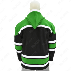 Sudadera de Hockey al por Mayor con Cordones de Patines |   Ropa Deportiva Personalizada con Bordado |   Ropa Deportiva de Forro Polar Grueso para Invierno, Precio de Fábrica - Product Image 4