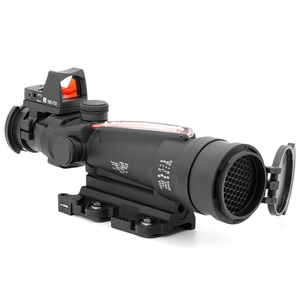 Mira Táctica Profesional de Metal 3.5x35 con Retícula de Herradura Roja Iluminada con Fibra Óptica, Montaje QD Killflash, Resistente a Impactos, Venta al Por Mayor - Product Image 3