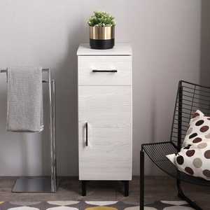 Mueble de Baño Ravenna de 31.5cm con Base de Roble Blanco, 1 Puerta y 1 Cajón - Product Image 2
