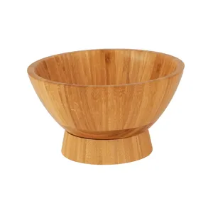 Bol en bois massif personnalisé de grande taille Arc à fruits en bois d'acacia naturel fait à la main hautement poli pour la maison Hôtel Bol de service alimentaire - Product Image 6