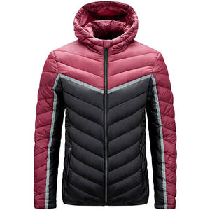 Veste matelassée pour hommes fabriquée en usine, nouveauté, manteau d'hiver avec col montant, logo personnalisé sur le devant, disponibilité en gros - Product Image 1