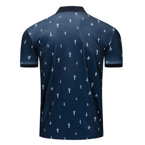 Tendance unisexe 220gsm hommes pour Polo T-Shirt tissu tricoté de haute qualité personnalisable col dur Anti-rétrécissement Anti-rides - Product Image 2