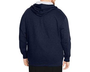 Sudadera con Capucha Personalizada Ligera 100% Algodón para Hombre, Estilo Vintage, Lavado Ácido Negro, Talla Grande - Product Image 3