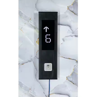 Boutons d'ascenseur tactiles en acier inoxydable de haute qualité avec écran en soie, design traditionnel, fourniture directe d'usine pour villa