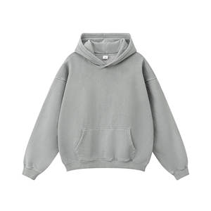 Pantalones holgados chándal Streetwear Boxy Fit 440gsm Heavy Cotton Fleece Chándal Unisex Oversize Fit Sudaderas con capucha de invierno - Product Image 2