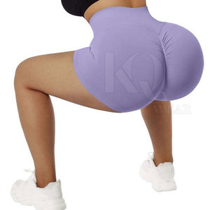 Shorts Deportivos Ligeros, Transpirables y de Secado Rápido, Cintura Alta, Tela Elástica para Gimnasio, Entrenamiento, Running, Fitness, Yoga - Product Image 4