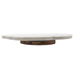 Mármol Lazy Susan Utensilios para hornear Diseño moderno Tamaño personalizado Mármol Lazy Susan proveedor al por mayor - Product Image 1