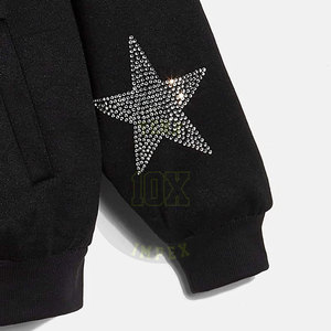 <b>Rhinestone</b> <b>Hoodies</b> for Men Custom Logo Streetwear Fashion OEM ODM Factory Direct Wholesale - Product Image 3