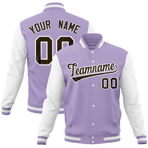 Veste de baseball varsity pour homme de haute qualité fabriquée par un fabricant OEM, broderie personnalisée, manches en cuir, veste coupe-vent - Product Image 1