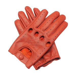 ถุงมือหนังวัวนิ่มสำหรับขับรถในฤดูหนาวถุงมือขับรถปรับแต่งได้ - Product Image 4
