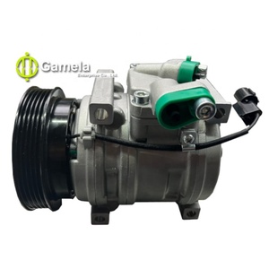 Compresor de Aire Acondicionado para Automóvil de Alta Calidad, Marca Gamela, 12V, R134a, Ecológico, HS-09 para I10 1.2L Gasolina, OEM #   977010X100 - Product Image 1