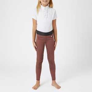 Riding Silicone Grip Soft Fabric <b>Leggings</b> Pull on Jodhpur High Performance Children <b>Equestrian</b> Clothing - Product Image 2