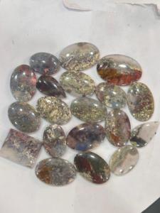 หินโมรามอสธรรมชาติอัญมณีทรงหลวมขนาดฟรีไซส์ทรงวงรีและลูกแพร์ตัดขนาดความสูง8มม. - Product Image 5