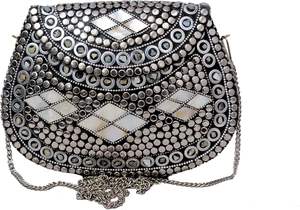 Mosaic <b>Clutch</b> <b>Bag</b> with a Glossy Finish <b>for</b> Formal Events Mosaic <b>Clutch</b> <b>Bag</b> <b>for</b> Festival Fashionable Bridal Handbag Factory Price - Product Image 4