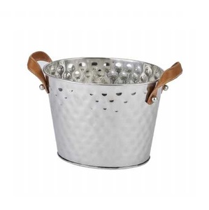 Juego de 3 bebidas de fiesta de acero inoxidable de Metal bebida fría y enfriador de vino estilo Retro cubo de hielo suministros de fiesta de Metal brillante - Product Image 3