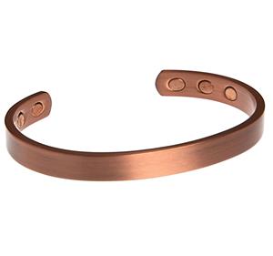 Pulseras de cobre unisex Forma redonda Buen vendedor Chapado en cobre Vendedor caliente Tamaño personalizado Pulsera de cobre Mejor embalaje - Product Image 3