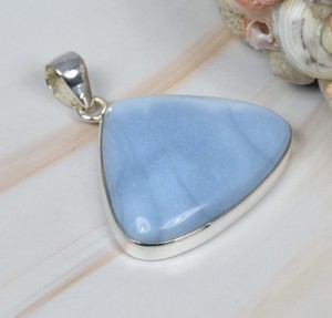 925 Plata de Ley sólida mes de octubre Colgante de Piedra natal ópalo peruano con ajuste de bisel colgantes de abalorios elegantes - Product Image 1