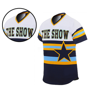 Camiseta de béisbol de manga corta Servicio OEM ODM Diseño de alta calidad Su propio logotipo Uniforme de béisbol sublimado personalizado - Product Image 4