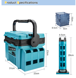 Vente en gros Boîte de rangement pour matériel de pêche en plastique ABS PP multifonctionnelle Boîte à leurres étanche pour accessoires Lac Océan Bateau Extérieur - Product Image 3