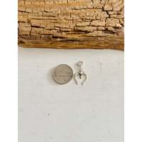 Breloques Naja en argent sterling avec conque rose Navajo, bijoux culturels de collection, fabriqués à la main par des artisans