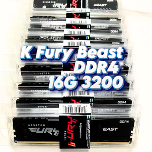Mémoire de bureau d'occasion K <span class=keywords><strong>FURY</strong></span> DDR4 <span class=keywords><strong>3200</strong></span> MT/s 16 Go 1x K <span class=keywords><strong>FURY</strong></span> <span class=keywords><strong>Beast</strong></span> CL16 KF432C16BB Module RAM de bureau ECC <span class=keywords><strong>3200</strong></span> PC4 - Product Image 1