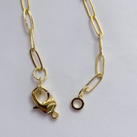 Collier et bracelet en cuivre plaqué or 18 carats, bijoux en gros, expédition immédiate, 1 an de conservation de la couleur, chaînes en laiton