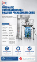 Machine d'emballage automatique de chips de pommes de terre à grande vitesse, machine d'emballage de sachets VFFS avec système de pesage