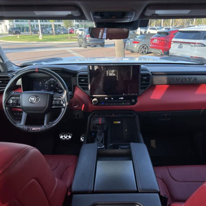 2023ทุนดรา4WD ปิ๊กอัพไฮบริดแพลทินัมเบาะหนังที่ค่อนข้างสะอาดเบาะนั่งด้านในสีดำพวงมาลัยซ้ายยาง R15ขนาด AWD DRIVE - Product Image 1