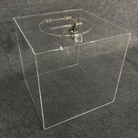 Présentoir Cube Pliable en Acrylique Transparent Personnalisé, Compartimenté, Polissage Haute Brillance, Sans Coins, Design Moderne de Luxe, Acrylique DPP