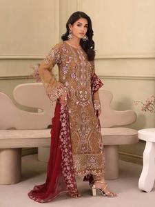 2025 Collections indien et pakistanais marque Salwar Kameez robes exportation qualité tissu fête porter pour dames - Product Image 3