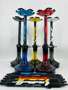 Cachimbas de Acero Inoxidable en Oferta, Estilo Ruso y Japonés, Juego de Regalo en Caja, El Bomber <span class=keywords><strong>SANSARA</strong></span> CYBER WHITE, Cachimba, Narguile, Chicha - Product Image 2