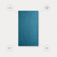 Panneau acoustique intégré 3D Kuswave |   Feutre acoustique thermoformé en fibre de polyester, panneau PET pressé en 3D, 2400x1200mm