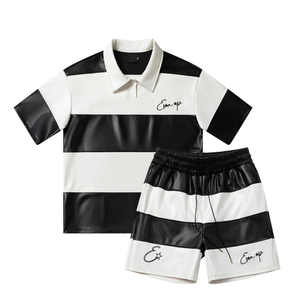 Vente en gros Vêtements de plage hawaïens neufs à impression personnalisée OEM d'été Ensemble chemises et shorts pour hommes - Product Image 6